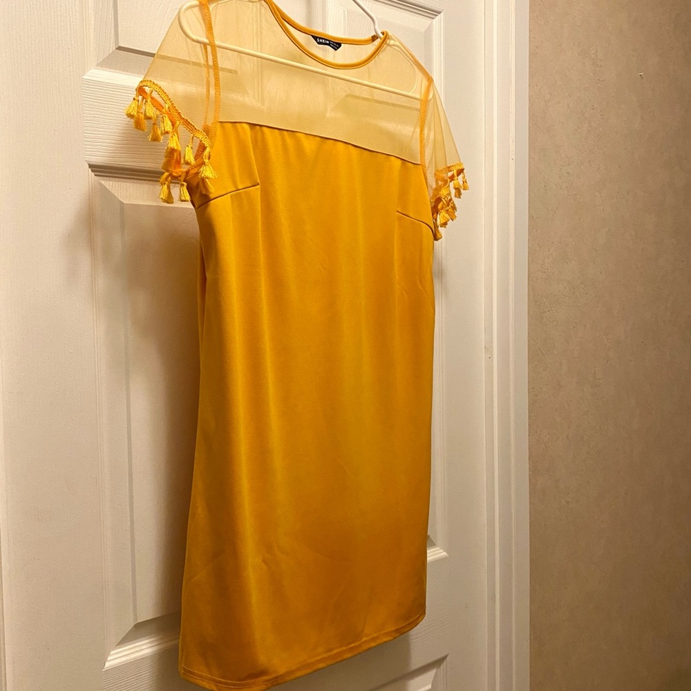 NWOT Dress Mustard Yellow from SHEIN